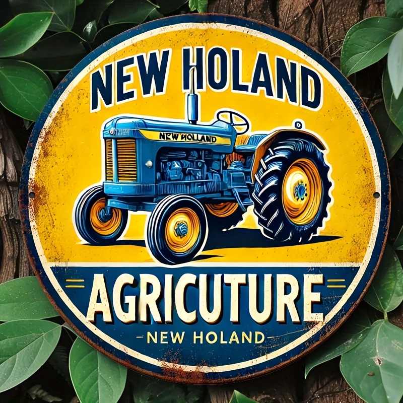 Agriculture Farm House - Wooden Sign New Holland Agriculture Vintage