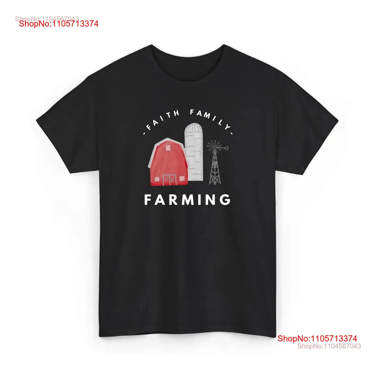 Faith Family Farming T Shirt F - Agriculture Farm House ulasan dan harga