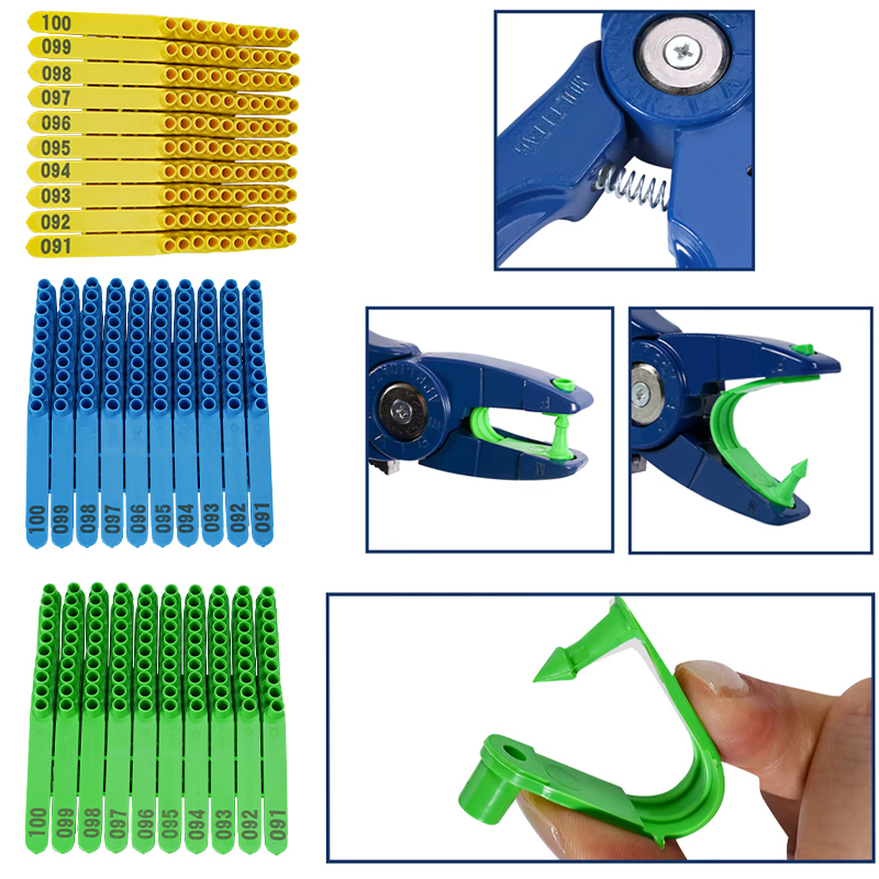 100pcs Integrated Sheep Ear Ta - Livestock Ear Tag ulasan dan harga