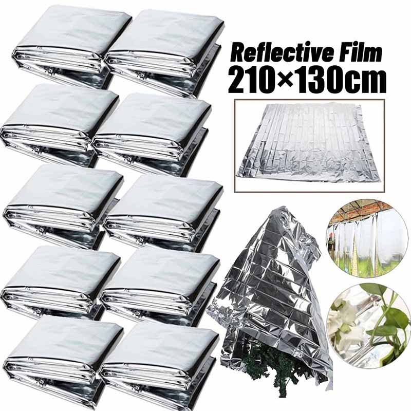 1-10 PCS Garden Silver Mylar F - Greenhouse Plastic Film ulasan dan harga